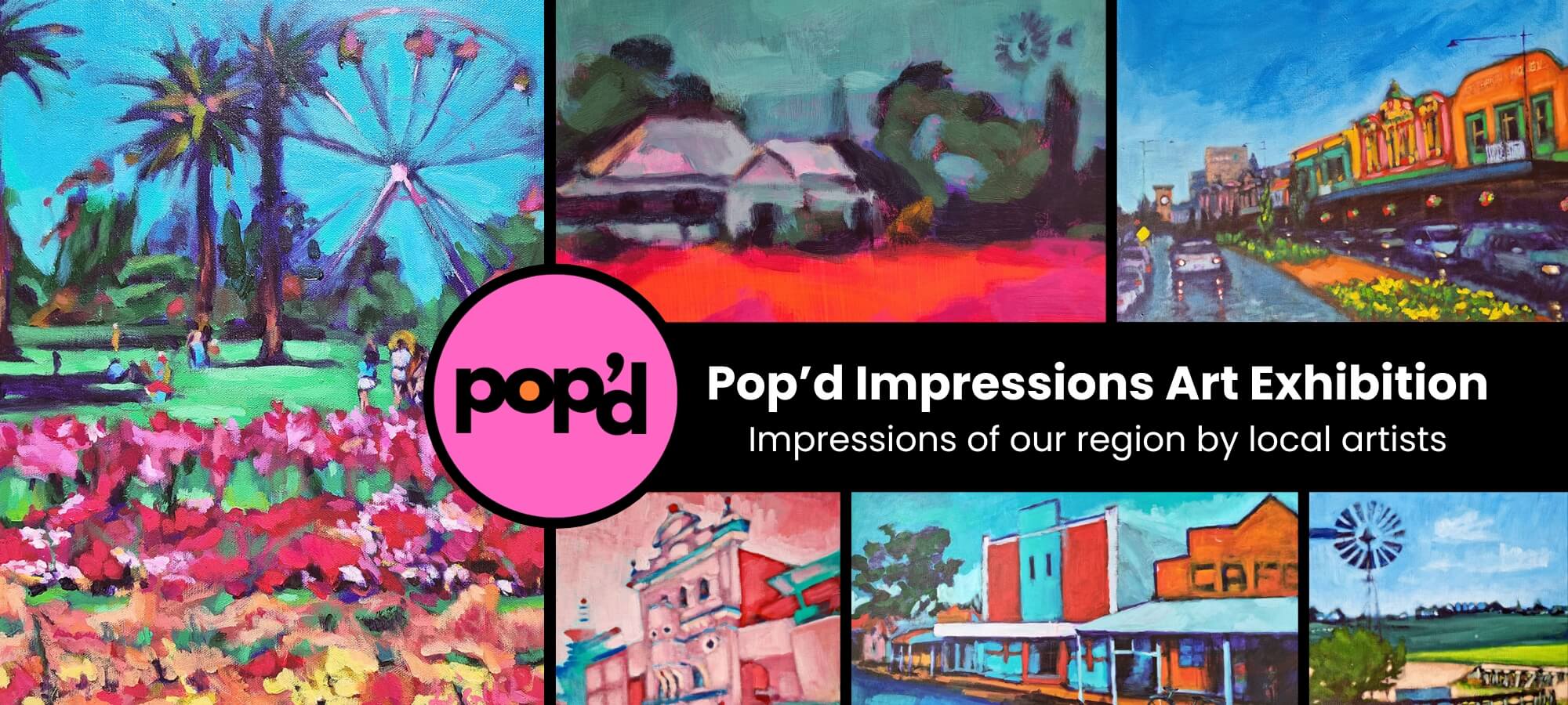 Pop'd Impression-Desktop Pop'd Impressions Art Exhibition Toowoomba